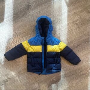 L.L. Bean Toddler Bean’s Down Two-Tone Hooded Jacket